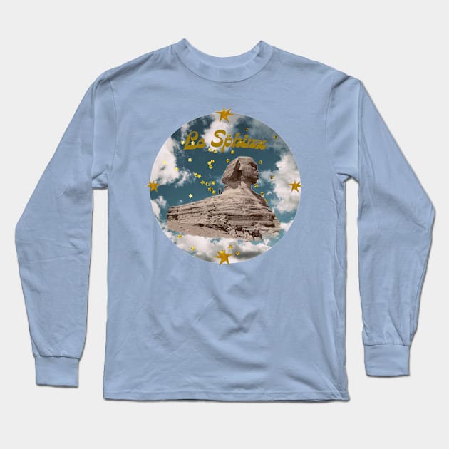 Le Great Sphinx Of Giza: Dreamy Time Travel Long Sleeve T-Shirt by Amourist